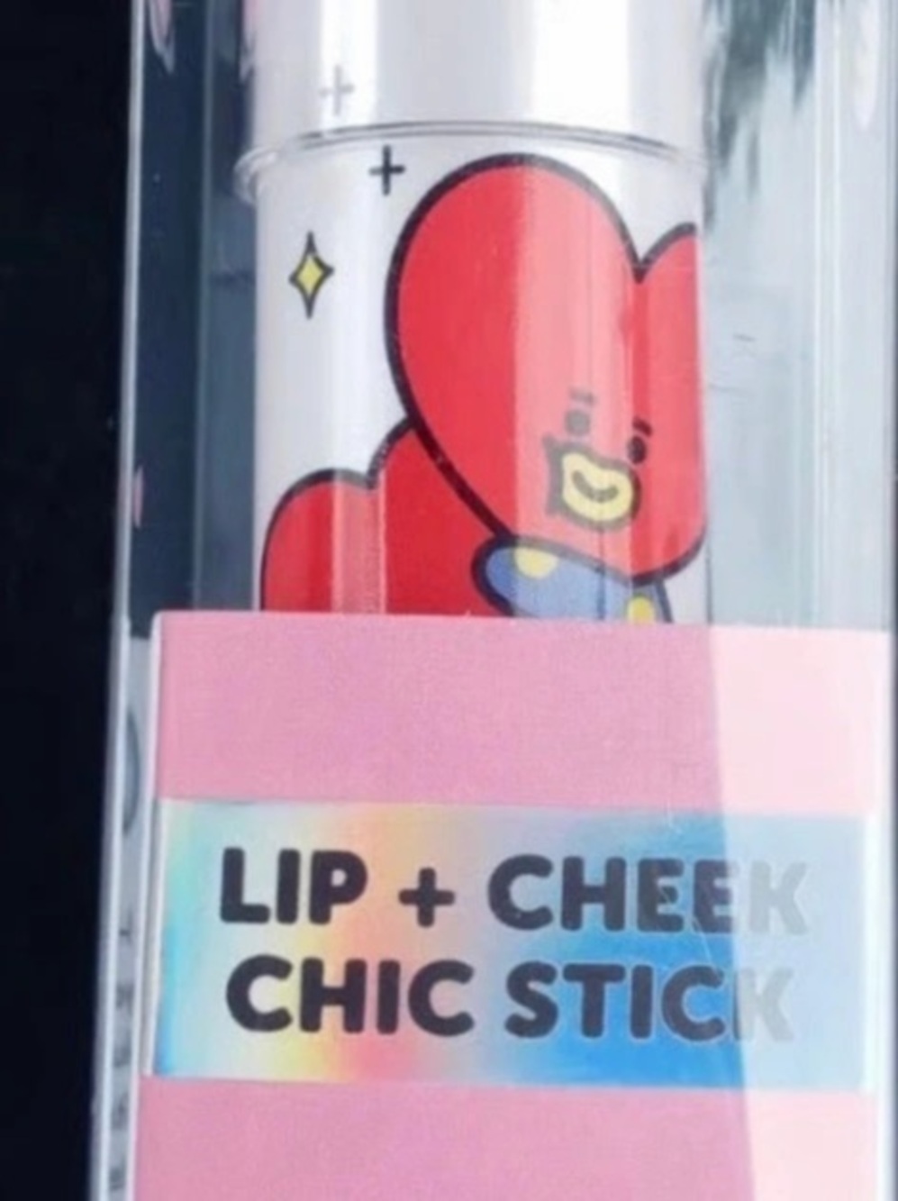 BT21 Lip + Cheek Chic Stick Tinted Essence Stick in Pink NWT